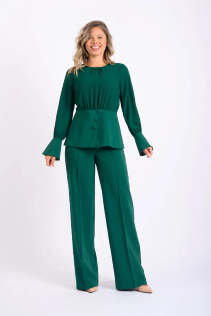 compleu elegant verde smarald